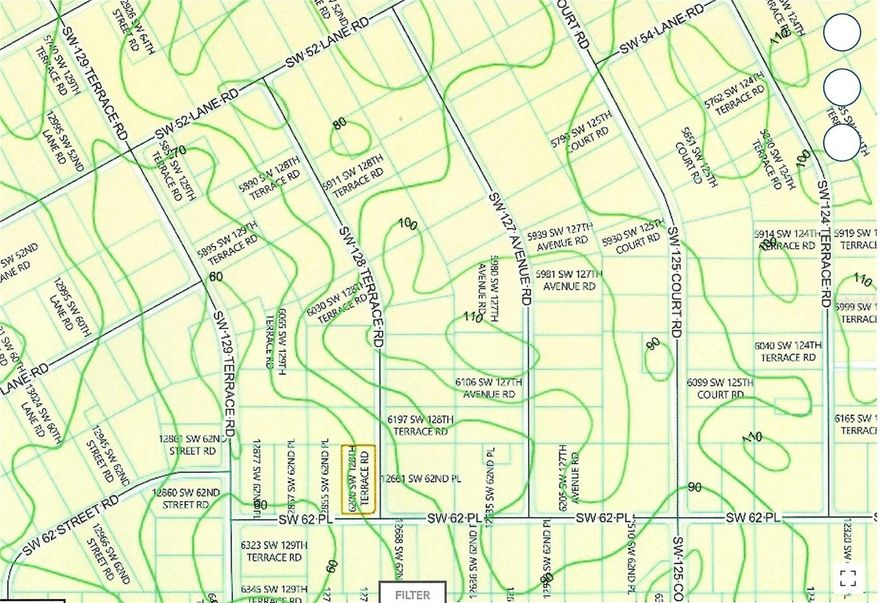 ONE of a few paved road lots left in Rolling Hills for sale.  62nd Place is not a busy road.  On a hill and can be leveled for a nice building site.  It has an address on 128th Ter.  I do not know why.  You can put your drive way on the paved road or the dirt road.  Why anyone would not use the paved road for their driveway I do not know.  Seller is the listing agent and will finance.  No restrictions and No HOA.  Houses only because it is zoned R-1.
