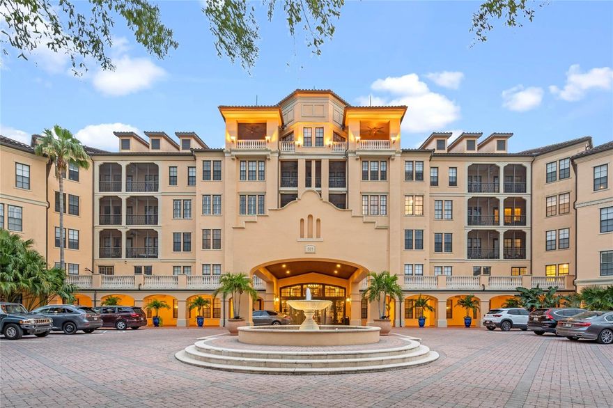 SOLD FULLY FURNISHED. If you are looking for the ultimate resort lifestyle in the heart of Celebration, FL look no further! This beautiful 1 bedroom, 1.5 bath condo in Mirasol is being offered FULLY FURNISHED and ready for you to begin enjoying all the amenities at hand. This second-floor unit has convenient elevator access. The spacious floor plan includes 1393 square feet with 10-foot ceilings and a spectacular 300 square foot outdoor terrace. Kitchen features include granite countertops, stainless steel appliances, and tiled flooring. Stunning hardwood floors fill the home with a welcoming warmth. You will be delighted by the large size of the beautiful, light filled bedroom! Need to work from home or have a space for paperwork? No problem! An office space has been set up for just that purpose. Move forward with confidence with a new AC unit and a 5-year-old hot water heater. Mirasol at Celebration is a resort-style condominium residence that is just a short walk from the quaint town of Celebration and a quick drive to Walt Disney World. Designed with Mediterranean influences, Mirasol is a lavish oasis surrounded by lush greenery and fountains. Mirasol amenities include a full-service concierge, full-service day spa, fully equipped fitness center, heated swimming pool with Jacuzzi, community club room with billiards, business center with private conference room and cybercafé, dog walk, walking trails, direct access to Lakeside Park tennis courts, easy access to Celebration Golf Course, coffee served daily, and more! Celebration, FL is a residential community where families can enjoy parks, playgrounds, community pools and expansive nature trails, over 26 miles of walking/biking trails and an abundant venue of entertainment and elegant dining options right in town - they are all yours to luxuriate in from sun up to sun down.