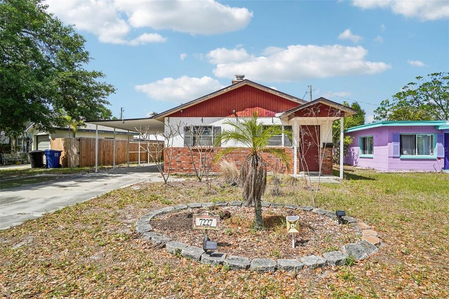 Charming single-family home in the desirable Tyrone neighborhood of St. Petersburg! This well-maintained residence offers approximately 1,008 sq ft of living space with 2 full bathrooms and a functional layout designed for comfortable everyday living. Built in 1986, the home features solid masonry construction, central A/C, and a cozy interior with wood burning fireplace and great natural light.
The property includes a carport and outdoor space perfect for convinience and relaxation. Located in a convenient area close to shopping, dining, parks, and just a short drive to beautiful Gulf beaches, this home offers both value and location ready for all your personal touches.
Ideal for first-time buyers, investors, or anyone looking to enjoy the Florida lifestyle in a growing area. Don’t miss this opportunity!
Photography coming soon