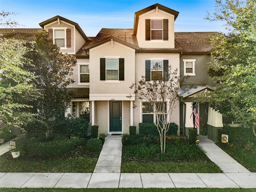 Come and view this immaculate 3-story home that will gain your heart! Perfect for family living and entertaining, this stunning townhome is located in the GATED, highly desirable Lakeshore at Narcoossee community, conveniently located minutes to Lake Nona’s Medical City and Town Center. The home features an open concept layout with 3 spacious bedrooms, 3 FULL bathrooms, and a 400 sqft LOFT. Perfectly situated for guests, one bedroom and full bath is located on the first floor. TWO OWNER'S SUITES located on the 2nd floor with DOUBLE vanity bathrooms and walk-in closets. Enjoy spending time in your MODERN KITCHEN right next to the dining room and spacious living room area, freshly remodeled to make the kitchen space cozier and give more appeal. If you prefer spending time outside, this home includes a beautiful fenced in PRIVATE COURTYARD designed for family nights and s'mores over the fire pit. The kitchen is perfect for hosting dinners with family or friends, as it features LARGE QUARTZ counterspace with beautiful large cabinets and modern stainless steel appliances. The spacious DOUBLE owner's suite features LARGE BATHROOMS, two separate vanities and walk-in closet. A great addition, this home also offers a LARGE BONUS LOFT on the third floor which allows for fun gatherings and game nights. The loft area could also work perfectly as a remote working space and office. Lakeshore is one of the most sought after communities in the desirable Lake Nona area. Residents at this community enjoy a zero entry pool and cabana, Community Dock with spectacular sunset view, fitness center, clubhouse, dog park, picnic area, basketball half court and a playground. As a convenience, you are walking distance from highly rated Elementary and Middle schools. Convenience includes Publix down the street!! NO CDD!! HOME WARRANTY INCLUDED!! This home is available now and won’t last long in the market, please call to schedule a showing. You will be amazed! 

NEIGHBORHOOD video tour available here: https://www.youtube.com/watch?v=PoTEOGSfXtE