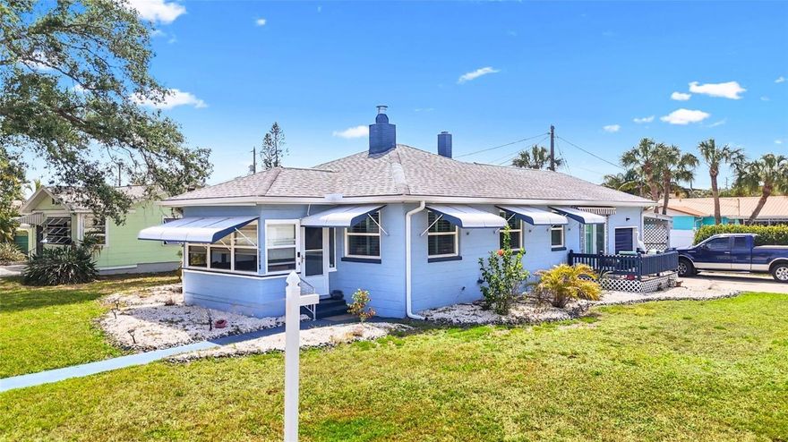 Opportunity meets charm in this ideally located Gulfport corner-lot property, perfectly positioned
on a spacious 66 x 100 lot just minutes from the waterfront, vibrant downtown Gulfport, local
dining, art galleries, and community events that make this area so highly sought after. This 2-
bedroom, 2-bath concrete block home offers the solid foundation buyers want, with major
updates already completed and endless potential to add your own style and finishing touches.
The home features slab construction, slightly elevated with three steps to entry, a 1-car garage,
attached carport, and abundant off-street parking—a valuable bonus in this coastal community.
Inside, key improvements include updated electrical, impact resistant windows/doors, plumbing,
HVAC, tankless hot water heater, and brand-new 2025 appliances including stove, refrigerator,
and microwave. The roof, installed in 2011, provides added peace of mind, and attractive
Bahama shutters on windows and doors add timeless Florida curb appeal. The property did
experience water intrusion and has been professionally remediated, creating an excellent
opportunity for the next owner to customize finishes and make this home their own. Whether
you're seeking a full-time residence, winter getaway, or investment in one of Pinellas County’s
most beloved neighborhoods, this property offers location, character, and upside all in one
package. Contact us today to schedule your showing!