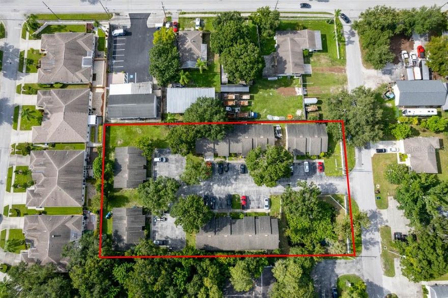 Apartment complex for sale in the countryside area of Clearwater, FL.  Catty Corner from the Countryside mall, the property sits on a quiet, generous sized lot, boasting 1.42 acres.  The 14 units each consist of identical 2 bedroom, one and a half bath layouts, 900 square feet. Each with refrigerators, ranges, dishwashers, and washer and dryer hookups in the screened lanai.  Additionally, the property offers block construction and high elevation, built in 1984.  Outstanding long-term tenants in place with annual leases.  Don't wait!