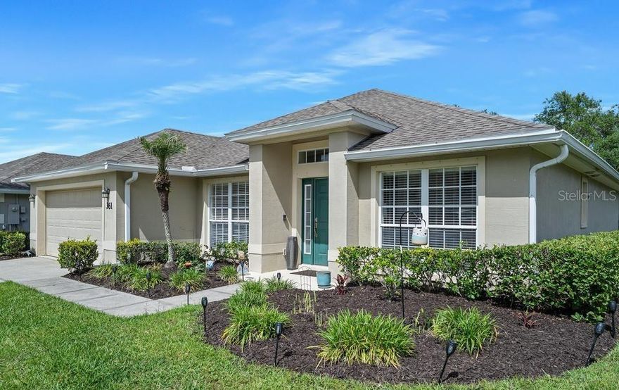 Lakefront living with privacy and a beautiful breeze in the desirable LPGA Golf Community in Daytona Beach. This beautiful 3 bedroom, 2 bath home plus flex room offers the option for a 4th bedroom or office and features a spacious open floor plan designed to capture peaceful water views. The main living area overlooks the lake and backyard, creating a bright and relaxing setting. The kitchen is well appointed with granite countertops, upgraded wood cabinetry, black appliances, breakfast bar, and a dining nook that flows into the family room. A formal dining area and inside laundry room add to the functionality. The split bedroom layout provides comfort and privacy, with nicely sized bedrooms and ample closet space throughout. The primary suite includes sliding glass doors leading to the covered screened lanai, along with dual closets and a large walk in shower. Enjoy outdoor living on the covered lanai overlooking the sparkling waterway with added privacy and serene views.

Additional features include roof (2018), hurricane shutters, stone and brick front accents, and low maintenance landscaping with curbing and decorative rock.

Enjoy a great location just a short 5-minute walk to the beautiful LPGA Country Club, offering two 18-hole championship golf courses, a pool, and on-site dining. Tucked away in a quiet and convenient setting, you'll love being just minutes to I-4 and I-95 for easy travel to cruise ports and international airports. Spend your days at the beach with Daytona and Ormond only 10 miles away, plus New Smyrna Beach's popular dining and wine scene nearby. Close to everything including Tanger Outlets, PopStroke, Buc-ee's, Publix, Trader Joe's, Costco, Sam's Club, and Sprouts. Nearby college school include ERAU, Daytona State College, Bethune-Cookman, UCF, Stetson, and more. Plus, enjoy world-famous attractions like NASCAR, Daytona Rolex 24, Jeep Beach, Rockville and Daytona International Speedway, with Orlando, Jacksonville, St. Augustine, and theme parks all within an hour or less!

A wonderful opportunity to enjoy waterfront living in one of Daytona Beach's most popular golf communities.