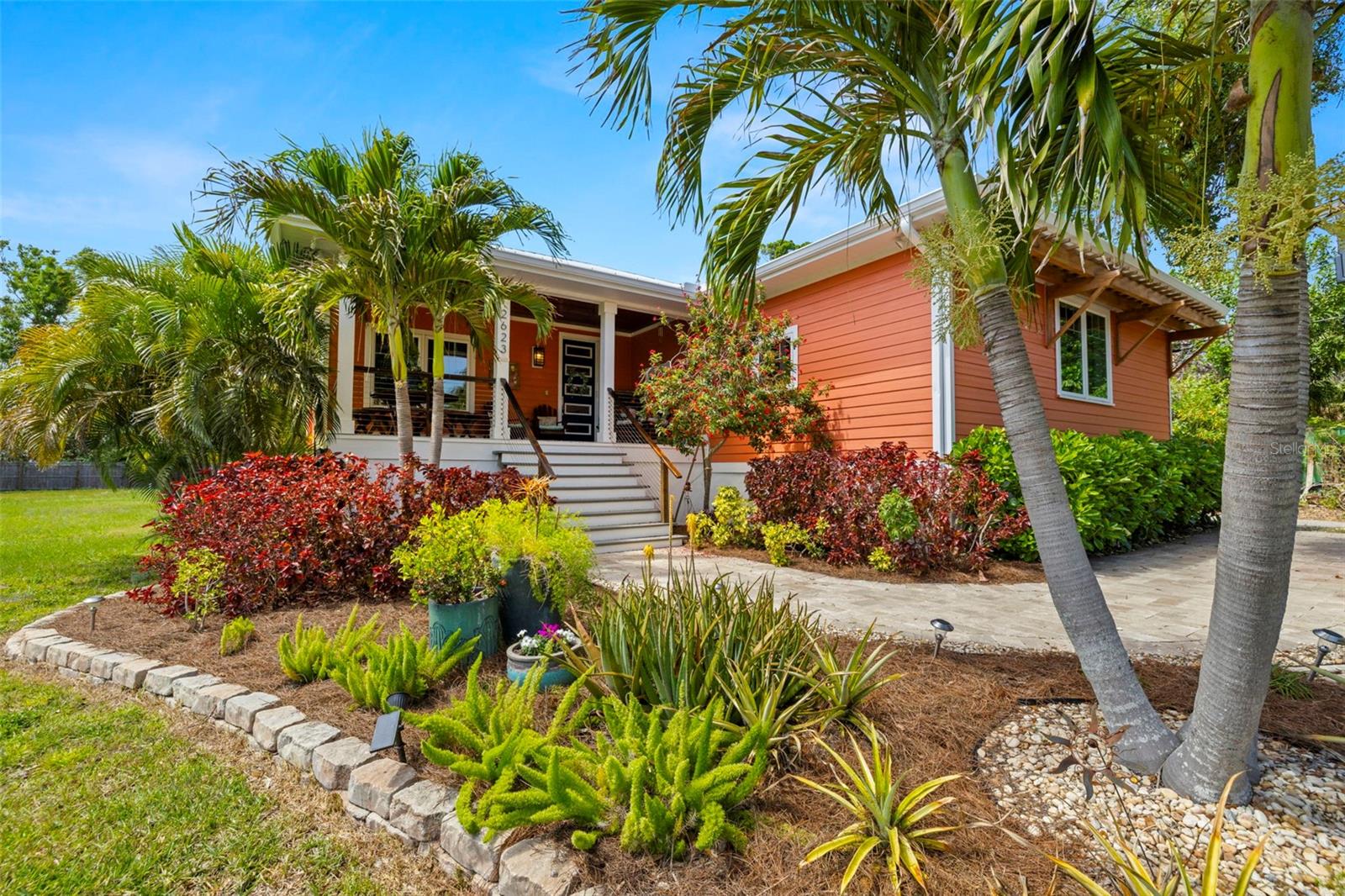 Welcome to Your Gulfport Oasis: Elegant 4-Bedroom Home with Pool, Office, and Gourmet Kitchen. Experience luxurious coastal living in this exquisite elevated home nestled in the vibrant heart of Gulfport, Florida. Built in 2016, this beautifully designed residence offers 2,585 square feet of thoughtfully crafted living space on an expansive 10,428 square foot lot—a true Gulf Coast gem. Step inside to an open-concept floor plan that seamlessly blends modern sophistication with everyday functionality. This 4-bedroom, 3-bathroom home includes two spacious primary suites, each featuring walk-in closets and granite-accented ensuite bathrooms—one of which offers a double vanity sink for added luxury. The heart of the home is a chef’s dream eat-in-kitchen complete with a Wolf gas cooktop, high-end stainless steel appliances, granite countertops, large pantry closet, and a large center island—perfect for entertaining. With soaring ceilings, elegant crown moulding, and architectural built-ins, every detail of this home exudes elegance and comfort. A versatile office/den/game room offers flexible space for work, play, or relaxation. Enjoy cozy evenings in the spacious living areas, kept comfortable year-round by central air conditioning. Step outside to your private backyard retreat featuring a screened-in lanai, inground pool, and fully fenced yard—ideal for entertaining or peaceful afternoons in the sun. Additional features include a three-car attached garage, central vacuum system, high-speed internet connectivity, and energy-efficient systems throughout. Located just minutes from Gulfport’s charming waterfront district, parks, dining, and arts scene, this home combines luxury and lifestyle in one perfect package. Don’t miss your opportunity to own a stunning, move-in-ready home in one of Gulfport’s most desirable neighborhoods.