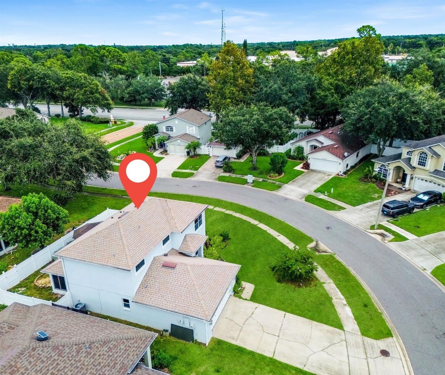 NOT IN A FLOOD ZONE. Huge corner lot. Originally built in 2000, this home has been REMODELED with important updates including 2020 GAZEBO, 2016 ROOF, 2017 HVAC, NEW interior paint 2025, and NEW lighting. 1300 Harms Way Port Orange FL 32129 is located in the desirable HORIZON COMMUNITY with LOW HOA annual $431.25. Offering over 1700 sq ft of living space and more than 2000 sq ft total, this 3 bedroom 2.5 bath property features a flexible floor plan with a downstairs office or optional 4th bedroom and convenient half bath. The kitchen and bathrooms include GRANITE counters, complemented by NEW flooring in the flex room and bedrooms, newer carpet, and a barn door leading to the enclosed porch. All bedrooms are upstairs for added privacy. Stainless steel appliances, including washer and dryer, are included. Additional features include a 2 car garage, fully fenced yard, and a range of updates throughout. 4-POINT INSPECTION AND SURVEY AVAILABLE. Schedule your private tour!