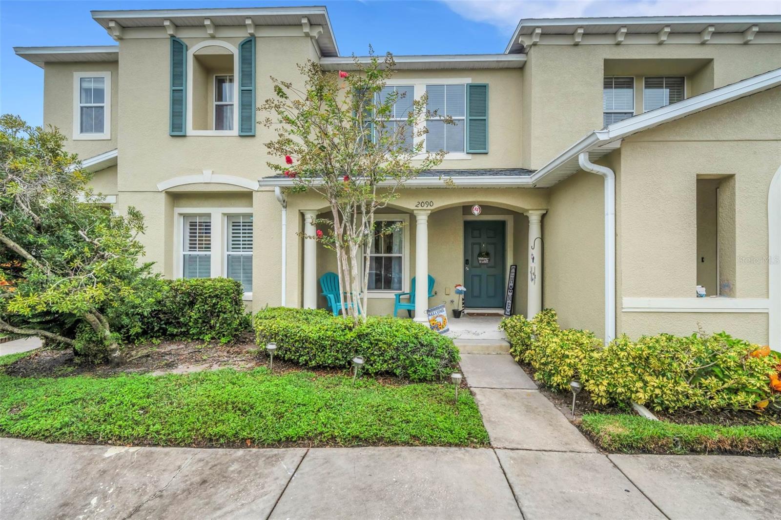 Come see this move-in-ready, beautifully updated townhome in the highly sought-after Sunset Pointe community. Offering low-maintenance living, this home is perfect for those looking to enjoy both comfort and convenience. Inside, you’ll find a sleek and modern kitchen featuring stunning granite countertops, seamlessly flowing into an open-concept living and dining space. The spacious living room boasts beautiful laminate flooring, soaring ceilings and built-in surround sound, creating an ideal space for both relaxation and entertaining. Upstairs, you'll find a thoughtfully laid out floor plan with two spacious bedrooms, including a primary suite with elegant tray ceilings. A conveniently located laundry room and a well-appointed bathroom complete the upper level. The Sunset Pointe community offers fantastic amenities, including a refreshing pool and playground. And with no rear neighbors, you’ll have the privacy and tranquility you’ve been looking for. Come see today before its gone!