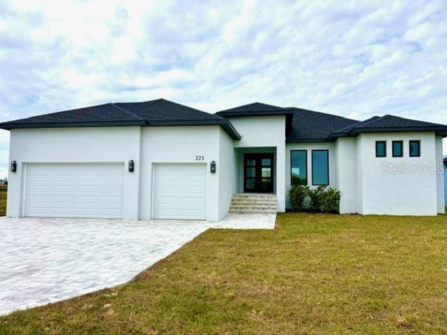 Unfurnished beautiful and spacious 3 bedrooms, 1 office, 3 bathrooms and a powder room home in sunny Florida is waiting for you to be enjoyed. 3 car garage, screened in oversized salt water pool, designer bath and light fixtures and too many upgrades to list. Brand new never lived in. Rent-to-own option available as well as owner financing. Do not miss out.