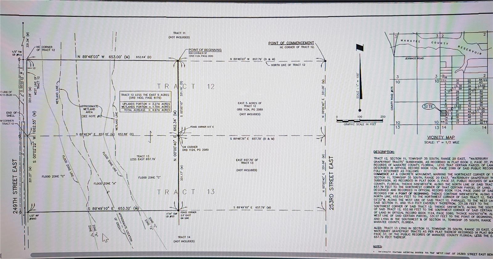 WATERBURY TRACTS CONTINUED - Land