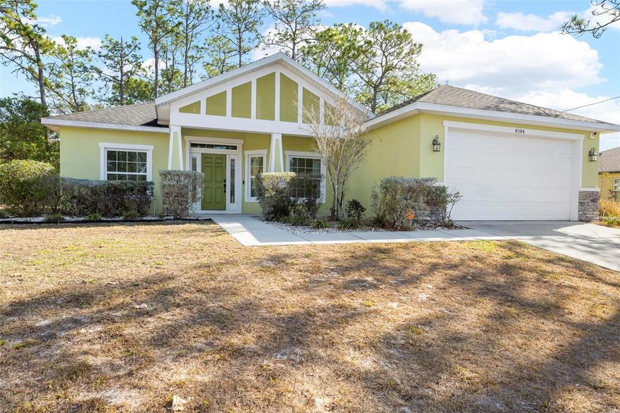 Welcome home to this beautifully maintained 3-bedroom, 2-bath, 2-car garage home in Weeki Wachee, built in 2019 and truly move-in ready. Set on a generous half-acre corner lot, this home offers the space, privacy, and modern feel today’s buyers are looking for.  There are no updates needed to bring the home into this century!

Inside, you’ll enjoy a spacious yet cozy floorplan that creates a relaxed and welcoming atmosphere from the moment you step inside. The modern kitchen features granite countertops, stainless appliances, and serves as the heart of the home, offering a warm, functional space for everyday living and gathering. The home has been kept exceptionally clean and well cared for, making it easy to move right in and start enjoying it.  

Outside, the oversized corner lot provides flexibility for outdoor living, gardening, or future plans. With newer construction, tasteful finishes, and a setting that offers room to breathe, this home delivers a great balance of modern convenience, comfort, and move-in readiness in a desirable Weeki Wachee location.

This home is just minutes from local shopping, dining, and everyday essentials. Outdoor enthusiasts will love the nearby rivers, parks, and nature trails, including the famous Weeki Wachee Springs State Park, offering kayaking, swimming, and wildlife viewing. Commuting is easy with close access to major roads, making this location ideal for families and active lifestyles alike.