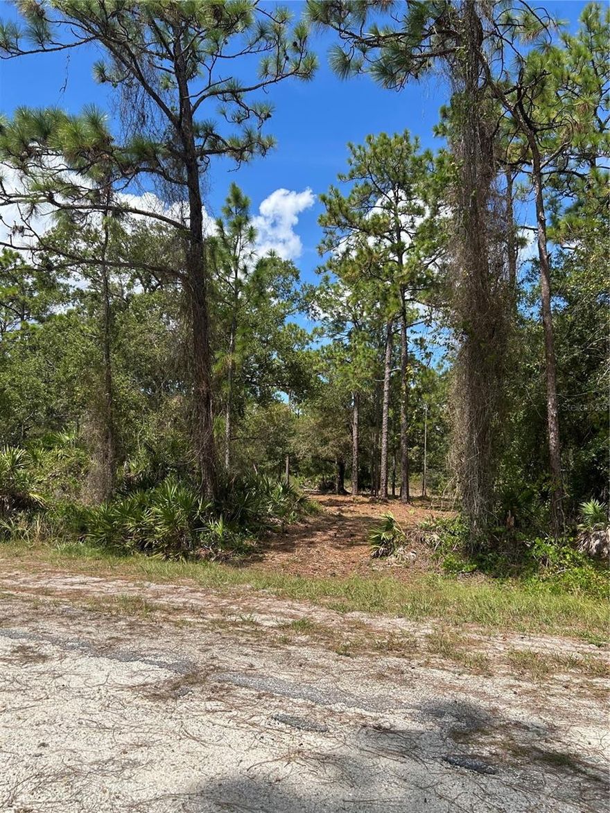 COUNTRY LIVING IN Central Florida.  This half acre has been cleared and is ready for you to start building your dreams.  If you love wildlife, peace,  and quiet, this is the place for you.  This golfing, fishing community rests  on the shores of Lake Walk in Water, a 7,500 acre lake known for trophy bass fishing.  There is an 18 hole golf course, a 23,000 sq. ft. clubhouse with activities, a pro shop, cafe, fitness center, and Library.  Other amenities are tennis and basketball courts, a beach pavilion with a picnic area and propane grills, a marina{ additional fee}, community churches and a local post office.  Major themed parks are just over an hour away, as are the Florida beaches.  Historic Bok Tower is nearby in Lake Wales. Westgate River Ranch Resort and Rodeo is only six miles away.