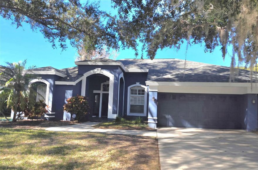 Nestled within the highly sought-after Lansbrook community of Palm Harbor, this cherished residence, lovingly occupied by its original owner for over 30 years, presents a rare opportunity to transform a true diamond in the rough into your custom dream home. Perfectly positioned on an exceptional cul-de-sac lot, the property captures tranquil pond views that create a serene and private backdrop. This spacious 4-bedroom, 3-bathroom home showcases soaring ceilings, and a thoughtfully designed layout featuring a formal living room, family room, and dining room - ideal for both everyday living and entertaining. The expansive kitchen offers generous space for an eat-in area & central kitchen island! All overlooking the peaceful pool, spa and screeened lanai. Step outside to your private oasis, where the calming water views and mature landscaping set the stage for relaxation or future enhancements tailored to your vision. With solid bones and an unbeatable location, this home invites you to reimagine and elevate every detail to your personal taste. Additional highlights include a 3 car garage and an oversized driveway, providing ample space for vehicles and guests alike. Lansbrook offers an unparalleled lifestyle, surrounded by scenic parks, access to Lake Tarpon with a private boat ramp, playgrounds, and top-rated schools. Enjoy the convenient proximity to shopping, dining, houses of worship, world renowned Gulf beaches, and major airports! HUGE BIG TICKETS BONUS INCLUDES, NEW ROOF 2021, NEW A/C WITH NEW DUCTWORK & NEW INSULATION 2023, & NEW HOT WATER HEATER 2025! Room sizes are approximate and should be verified by buyer. Additional photos coming soon!