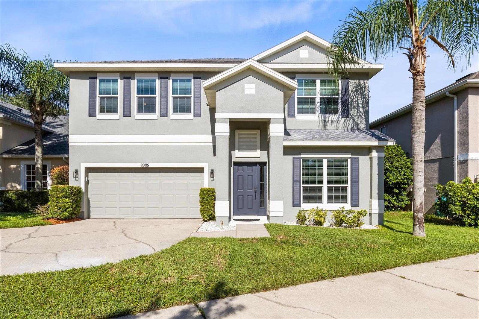 Welcome to this beautifully maintained and thoughtfully updated two-story home located in the gated community of Rose Bay. Nestled on a private lot with no rear neighbors and backing up to a peaceful conservation area, this 4 bed, 3.5 bath home offers over $100,000 in updates to the well-designed living space perfect for both relaxation and entertaining. Inside, you'll find an open-concept layout that seamlessly connects the living, dining, and kitchen areas. The kitchen refinished in 2022 features plenty of cabinet and counter space, breakfast bar, pantry, and stainless appliances. Upstairs, you will find a spacious loft that offers flexibility - ideal for a media room, office, or play area. The generous primary suite includes dual walk-in closets with remodeled en suite featuring a soaking tub, dual vanities, and a separate shower. The secondary bedrooms are joined by a convenient Jack-and-Jill bathroom and are spacious enough for guests or a work from home office. This home has seen significant updates over the years that add both comfort and long-term value including upgraded windows, updated lighting, fresh interior & exterior paint, durable vinyl plank flooring, and updated bathrooms. Energy efficiency is a key feature of this home, with solar panels added in 2022 and the electrical system upgraded to a 200-amp panel to accommodate modern needs and future expansion. Major mechanicals updates include water heater, air conditioning and high-quality Toto toilets. The fully fenced backyard provides a tranquil outdoor retreat with lush greenery and total privacy thanks to the conservation lot location. Located just minutes from major thoroughfares including I-4, 414, and 429, this home offers easy access to the RDV Sportsplex, Maitland Exchange, shopping, dining, and more. This home offers the perfect blend of space, upgrades, efficiency, and location. Don’t miss the opportunity to own this truly move-in-ready property—schedule your private showing today.