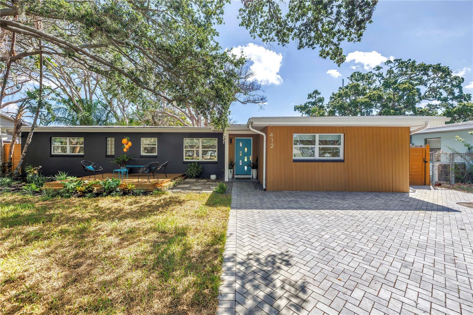 Amazing location in the heart of Dunedin. This fully remodeled 4 Bed + flex space , 3 Bath home has everything you need. 2,200 sq ft. Location Can not get any better than this. 3 houses from Pinellas Trail. The home features a new AC units (2025) Updated Electric (2025) Updated Plumbing (2025). Updated Windows. The home features high end custom finishes and an open concept floor plan. New kitchen with waterfall quartz island is great for entertaining as well as new appliances. Come check out the home for yourself you will not be disappointed. Location is 5 minute drive to Downtown Dunedin as well as Honey moon island. Hammock park is a few steps away.