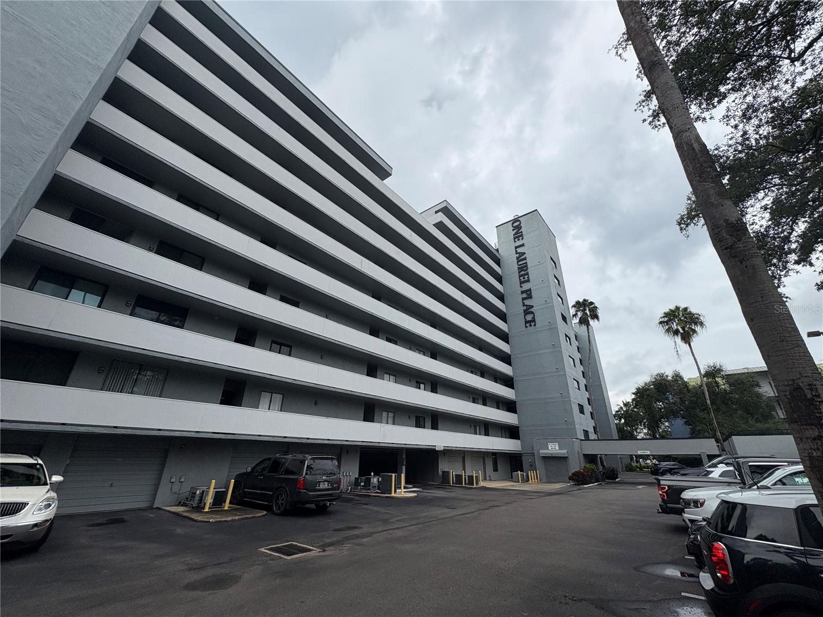 Step into the heart of Tampa and discover this stylish 2-bedroom, 2-bath condo at One Laurel Place, where convenience meets comfort. Picture yourself sipping coffee on your balcony as you gaze at the Hillsborough River. The home features sleek tile floors throughout, a dedicated washer and dryer closet, and two reserved parking spaces. Dive into relaxation with a sparkling pool, soothing spa, and a sprawling deck perfect for lounging or weekend BBQs. With the Tampa Riverwalk, vibrant parks, restaurants, and shopping just moments away, every day feels like a getaway. Additional perks include a handy storage space on the first floor and a bonus laundry room conveniently located near the elevator on the 6th floor. The owner will not allow any pets.