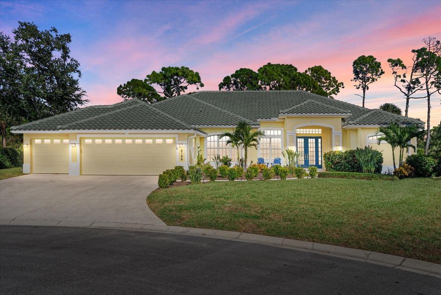 HANDCRAFTED WOODWORK THAT IS A MUST SEE! HEATED SALTWATER POOL. 2025 ROOF. HVAC 2024. 4 BEDROOMS. 4.5 BATHROOMS. IMPACT WINDOWS. OUTDOOR KITCHEN. COMPLETELY RENOVATED. OVERSIZED LOT. This exceptional pool home in the desirable Calusa Lakes community is a unique masterpiece of craftsmanship and design. Every detail has been thoughtfully curated, showcasing the owner’s remarkable woodworking talent throughout the home. From the moment you step into the foyer, you’ll be captivated by the artistry on display — rich wood accents that flow seamlessly from floor to ceiling, creating warmth, character, and timeless appeal. The formal living room features custom built-in cabinetry with glass fronts, while the adjacent dining room is perfectly positioned next to a one-of-a-kind wine storage room complete with a wine refrigerator, and bar area. The bar room includes handcrafted cabinetry, a wine refrigerator, beverage refrigerator, sink, and a bar counter ideal for entertaining. Natural light floods this space, highlighting the incredible wood detail and open, welcoming ambiance.The primary suite is a true retreat, complete with custom-built shelving, cabinetry, and a cozy nook ideal for a home office overlooking the pool and spa. Dual walk-in closets feature custom organizers and a vanity space, while the spa-inspired bathroom offers dual vanities, a private water closet, and an oversized walk-in shower with multiple rain shower heads. The kitchen is both a chef’s dream and a work of art, boasting all-wood cabinetry, quartz countertops, two dishwashers, dual sinks, a gas range and oven, convection oven, and a full-size refrigerator and freezer. A built-in bench surrounds the large breakfast table made of quartz, providing the perfect spot for casual dining. The family room continues the home’s theme of custom woodworking, with rich tray ceiling details, built-in shelving, and views of the outdoor kitchen and lanai. The heated saltwater pool with built-in spa serves as the centerpiece of the backyard oasis  perfect for relaxing or entertaining year-round. There is additional seating for dining al-fresco, as well as a fire table area with even more entertaining options.  The lanai also features an outdoor kitchen with complete exhaust system.  Guest accommodations are equally impressive. One large guest suite features a private entrance, built-in desk, and luxurious en-suite bath with dual vanities and a rain shower. Another bedroom offers access to a private sun patio, while the remaining guest suite includes an en-suite bath and generous closet space. The powder room and fully renovated laundry area  complete with air-conditioned storage and ample cabinetry add even more functionality. Additional highlights include hurricane impact windows, automated roll-down shutters for doors, abundant storage throughout, and a newer 2025 roof. This home truly must be seen in person to appreciate its quality, detail, and handcrafted beauty. Located conveniently near I-75 and US-41, this property offers easy access to local beaches, the Island of Venice, and top-rated schools including Venice High and Pine View School.