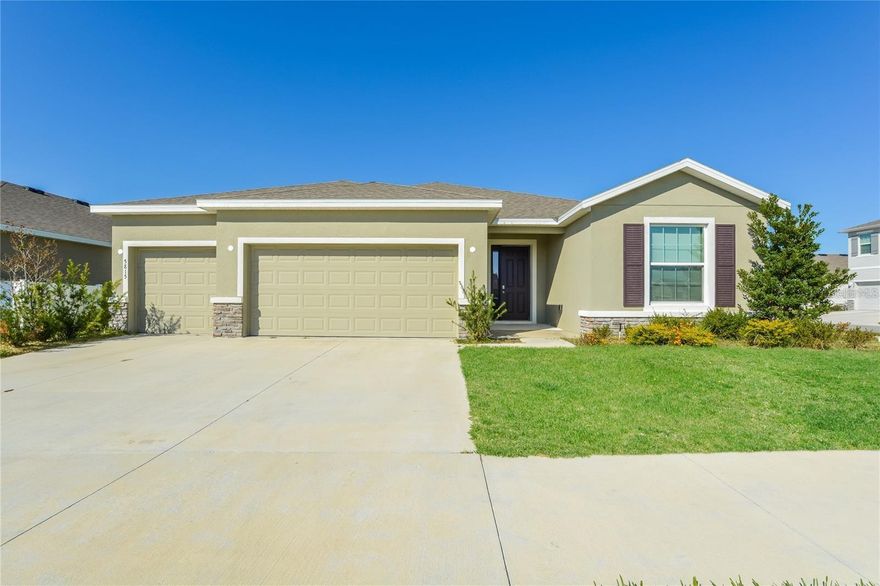 Uncover the pinnacle of sophistication in this single-story haven offering 4 bedrooms, 3 bathrooms, and a spacious 2553 square feet of contemporary living. Nestled in the highly sought-after Brookhaven community, this residence showcases a functional open floorplan and modern design, including the added convenience of a 3-car garage. Plus, it's pet-friendly! Immerse yourself in the allure of a modern-designed home, crafted for seamless living that extends a warm welcome to your furry companions. Call for an exclusive showing and details on our leasing special. Elevate your living experience in Ocala—act now!