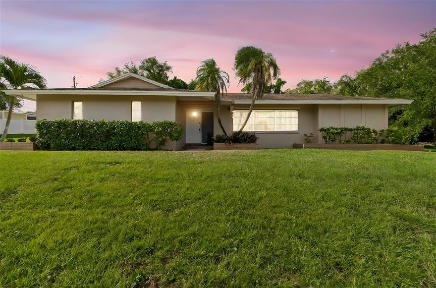 1251 Holiday Dr is the type of home buyers are always asking for — clean, well-kept, high and dry, and sitting on a large .34-acre lot with no HOA and no deed restrictions. This 3 bedroom, 2 bathroom home offers 1,750 sq ft of living space, plus a 278 sq ft air conditioned enclosed porch, providing additional usable space for a sitting room, living room, or flex area. The floor plan is comfortable and functional, with large closets, good natural light, and an oversized 2-car garage. The home has been extremely well cared for and shows real pride of ownership throughout. The lot is a major highlight — private, spacious, and large enough to accommodate a pool, addition, extra garage, or a combination of all three. Located in an X flood zone with no storm damage from prior storms, this is a solid Tarpon Springs home with space, flexibility, and long-term upside.