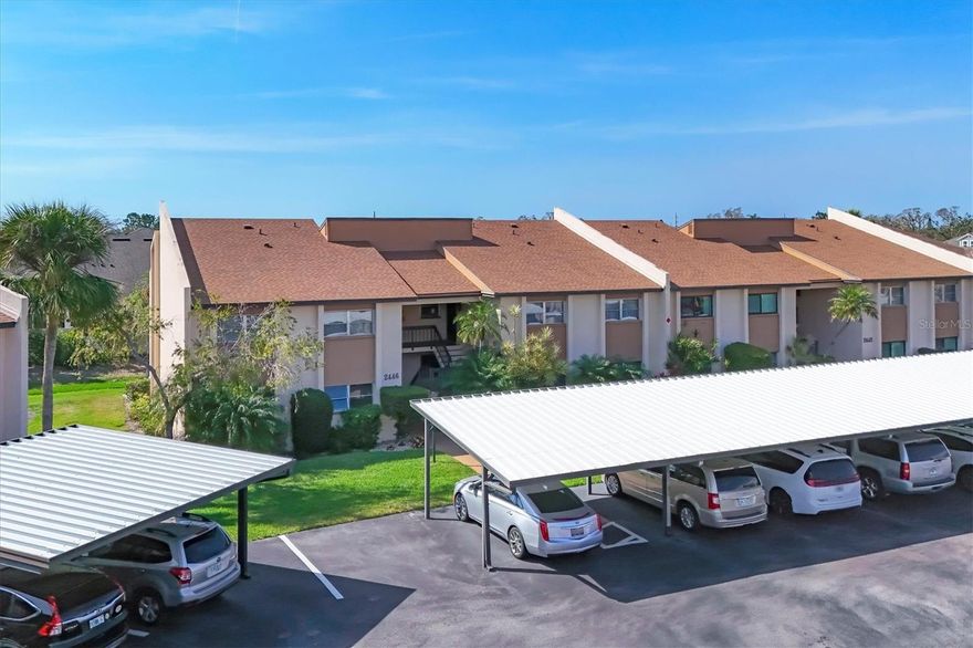 Escape to Paradise in Forest Lakes Village!  PRICED TO SELL - You will relish the extended square footage of your light and bright family room with HIGH CEILINGS and an OPEN FLOOR PLAN.  Welcome home to your spacious 2 bed/2 bath condo perfectly situated just minutes from Siesta Key, and just around the corner from the Legacy Trail.  This pet friendly, 55+ community includes fantastic amenities, like the year round HEATED POOL, exercise room, library, billiards and card tables, plus a grill area for outdoor gatherings! The large living and dining room enjoy the afternoon sun through the fabulous wall of windows, inviting you to enjoy the sunset views.  The spacious bedrooms, ample storage for all your toys and the fabulous amenities are hallmarks of the ideal Florida lifestyle this well maintained, FULLY FURNISHED unit offer!  The ease of covered, assigned parking just steps from your door, makes your daily beach trips effortless! This one has it all!  Drop your bags and relax, in this light and bright condo in a quiet, amenity rich community, ideally located just around the corner from shops and eateries, close to all the Sarasota activities, and just minutes from the sand in your toes on SIESTA KEY!