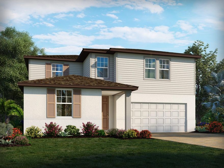 Under Construction. Brand new, energy-efficient home available by May 2026! Entertain guests with ease with an open kitchen which overlooks the dining and great room. First floor flex space can be best used to fit your needs. Upstairs primary suite features an oversized walk-in closet. Visit Villamar and explore new single-family homes for sale in Winter Haven, FL. Residents will have access to two resort-style amenity centers featuring a clubhouse, pool, and playground. Winter Haven is known for its beautiful chain of lakes with lakeside restaurants and its award-winning community theater. Nearby attractions include Legoland Florida and Peppa Pig Theme Park. A brand-new model and new phase are coming soon.  Each of our homes is built with innovative, energy-efficient features designed to help you enjoy more savings, better health, real comfort and peace of mind.