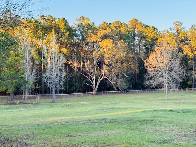 This beautiful rolling hill 10+ acre property is FULLY FENCED with NEW no climb fencing/NEW GATES, FEMA X, making it the perfect place to build your dream home. With a brand-NEW WELL and ELECTRICITY (including FIBER OPTICS) already in place, this property is ready for development. Situated off a well-maintained and PUBLIC PAVED ROAD, it offers a private gate access from NW 160th Ave, providing both security and convenience for you and your animals. The land features pre-existing RIDING/NATURE TRAILS, MATURE LIVE OAK TREES and abundant WILDLIFE, creating a peaceful and scenic environment. The WEST-FACING FRONTAGE allows you to enjoy stunning sunsets every evening. Ideally located for animal enthusiasts, this property is within 21 miles to the World Equestrian Center, within 23 miles to Gainesville Regional Airport, within 10 miles to Chi University & ANIMAL HOSPITAL, and within 30 miles from the Florida Horse Park. Conveniently located equal distances from Daytona, Tampa, and Orlando Florida (within 2 hour drive). This exceptional property is ready for you to make it your own. Don’t miss out on this rare opportunity! Property has existing utility easements. IMPACT FEES PAID for WELL & ELECTRIC!!
