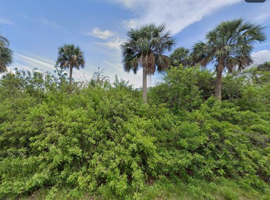Prime buildable lot in desirable Northwest Port Charlotte! Enjoy the freedom of no HOA fees and no deed restrictions, making it ideal to build your custom home or hold as a smart investment. Conveniently located just minutes from the Atlanta Braves and Tampa Bay Rays spring training stadiums, and a short drive to the beautiful Gulf beaches of Englewood, Manasota Key, and Venice. Buyer to perform all due diligence, including but not limited to scrub jay status and availability of public utilities.