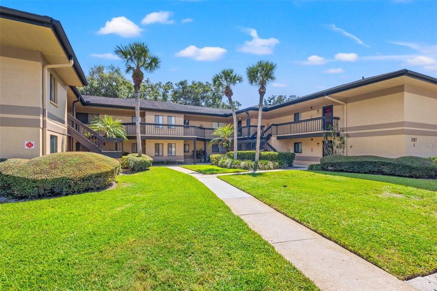 Take the opportunity to embrace all of Clearwater, Florida in this 2-bedroom 2-bathroom condominium where you can enjoy peaceful, suburban living and a short drive to the sea and sand. This condo offers a spacious primary bedroom with a large walk-in closet and additional windows and sliding glass doors that allow plenty of natural lighting with an easy entrance to the enclosed balcony. Washer & Dryer , Cable & Internet , Water, Sewer & Trash all included. Community offers a car wash area and Tennis Court. Complex sits just across from the mall and the Crunch Gym,. Also the duke Energy Bicycle trail is next to the complex. Get your bicycle and ride the 50 mile Pinellas Trail. Enjoy the vibrant greens of Florida as you sit on your screened balcony with a cup of coffee and a gorgeous view of the Florida palm trees and clean landscaping. As you re-enter the home, you will see the living room and further approach the dining room and kitchen. The secondary bedroom sits on the opposite side from the primary and could be ideal for guests or others who appreciate a sense of privacy and is just past the second bathroom and laundry closet. Outside of your new neighborhood, Misty Springs, is plenty of shopping at the popular Countryside Mall and other community features such as a library, recreation center, a park, baseball fields and basketball field, gym and much more! Take advantage of the sunny Florida weather by visiting other local beaches and happening areas such as Honeymoon Island and Dunedin and get active on the Duke Energy Trail where many enjoy walking, running, and biking. Inside Misty Springs there are pickleball/tennis courts, a community pool, and car wash stations. Embrace the community feel and the opportunity to live local to one of the BEST Florida beaches.