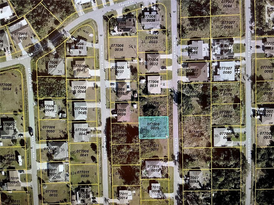 NOT FLOOD ZONE !NO HOA OR CDD!! MULTI-FAMILY RESIDENTIAL, CLEAN LOT JUST 5 MINUTES WALK FROM THE WARM MINERAL SPRINGS! Minutes drive you can be at WELLEN PARK, the new Atlanta Braves Training Stadium, Cool Today Park, and the highly anticipated new Costco store!!! Perfect location to build your new home in the fast growing city. Close to shopping, restaurants, and River. Within  minutes drive , you can be at Manasota Beach on the Gulf of Mexico, Aquatic Center, and much more. No HOA/ CDD!!! NO FLOOD INSURANCE REQUIRED! Don't miss out on the GREAT LOCATION FOR YOUR DREAM HOME OR NEXT INVESTMENT!