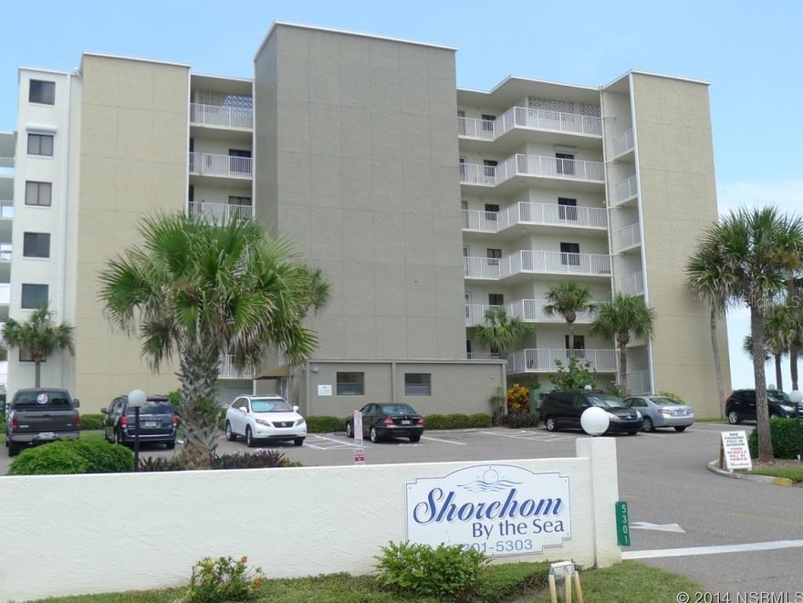 Don't Miss this View! Direct Ocean Front, nicely updated and "turn key" for you to enjoy immediately.Shorehom By The Sea has recently undergone a thorough renovation so relax and let your worries crash with the waves.This lovely 2/2 has an updated kitchen and updated bathrooms. Tile throughout. Nice "beachy" touches throughout, including crown molding in the living room. ;LocationDescription: Condo ;Water: City