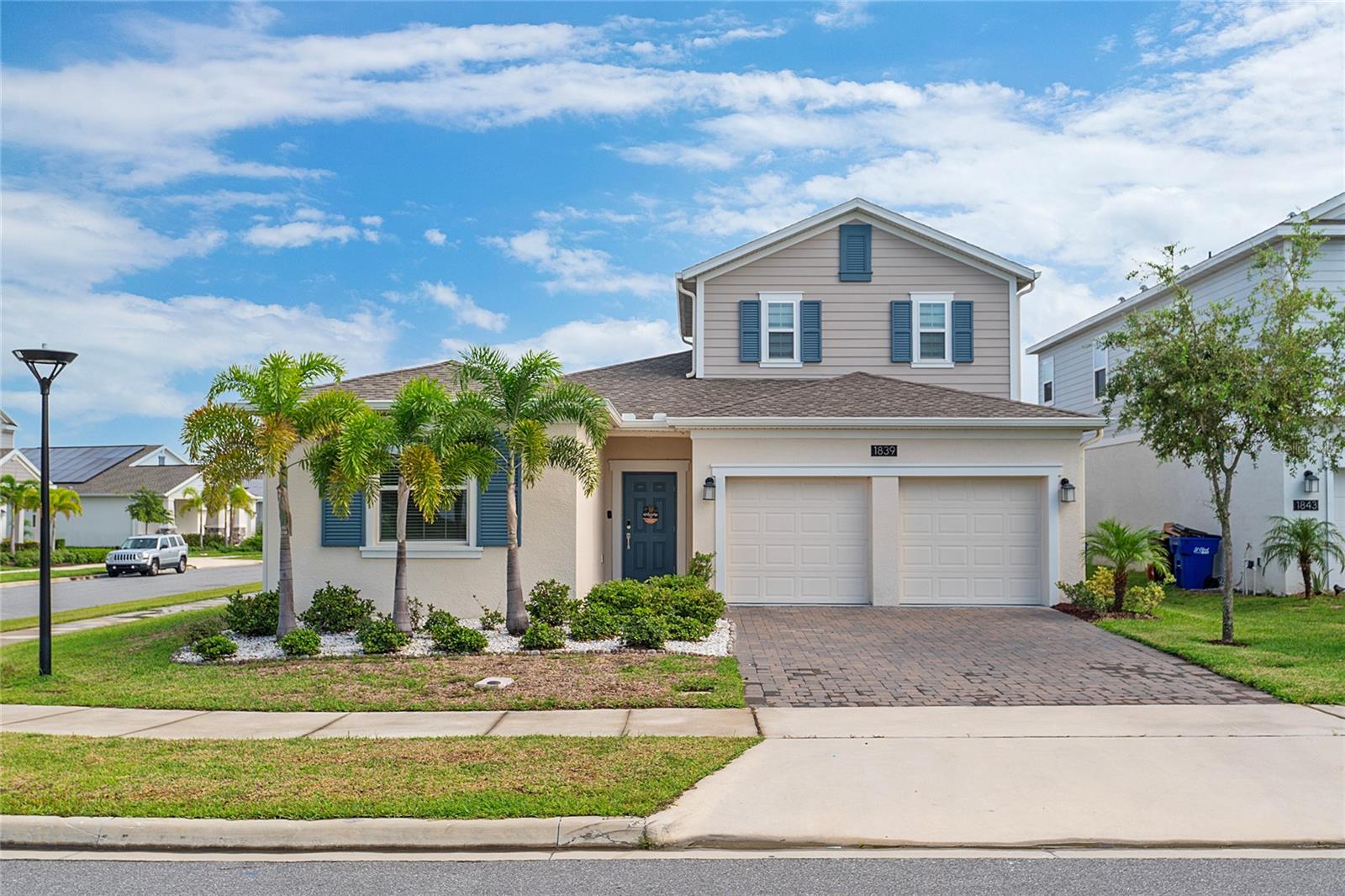 *Seller is highly motivated* *Beautiful Corner Lot Home with Community Amenities Nearby* Welcome to this stunning corner lot home, perfectly situated across from community amenities and just 22 minutes from the airport. Enjoy the convenience of easy access to Florida's Turnpike, making travel a breeze. This spacious home features a spectacular floor plan designed for modern living: - *4 Bedrooms, 4 Bathrooms*: All bedrooms are thoughtfully placed on the first floor for easy accessibility. - *Second Floor Loft*: Includes an additional bathroom and offers the potential for conversion into a fifth bedroom, home office, or playroom. - *Modern Kitchen*: Equipped with luxury finishes and designed for both style and functionality. - *Luxury Features*: Includes electric blinds, a motorized screen porch, and state-of-the-art fixtures throughout. Eco-friendly solar panels are installed, offering significant savings on electricity costs while contributing to a sustainable lifestyle. Ideal for families and professionals alike, this home blends convenience, luxury, and modern amenities to create a perfect living environment. Don't miss out on this exceptional opportunity!