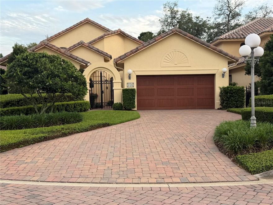 Experience the perfect blend of privacy, prestige and fairway views in this exclusive gated enclave, Villa D' Este. This stylishly updated 2,724 sq.ft. home sits on the 15th hole of Sweetwater Golf Club, offering scenic golf course views and low maintenance living. Featuring 2 bedrooms, 3 full bathrooms, and a versatile loft with two built in single beds, this home provides generous space for everyday living and guests.
Warm Saltillo tile flows through the main living areas, complemented by new light fixtures and ceiling fans throughout. The refreshed kitchen features updated countertops and a tile backsplash, blending timeless style with modern function. Outdoor living is a highlight with a custom outdoor kitchen complete with a 4 burner Napoleon grill, perfect for entertaining, along with a private spa and new professionally designed landscaping in both the front and back yard. The HOA includes front yard maintenance and irrigation, making this an ideal fulltime residence or lock and leave retreat. Community features include a vibrant club house, tennis and pickleball courts, basketball courts, parks and playgrounds, all within Sweetwater Country Club and complemented by exclusive access to skiable Lake Brantley. Enjoy golf front living in a gated community offering comfort, privacy, and classic Florida charm.