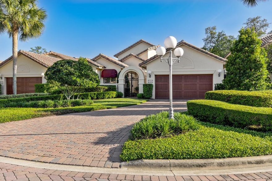 Experience the perfect blend of privacy, prestige and fairway views in this exclusive gated enclave, Villa De Este. This stylishly updated 2,724 sq.ft. home sits on the 15th hole of Sweetwater Golf Club, offering scenic golf course views and low maintenance living. Featuring 2 bedrooms, 3 full bathrooms, and a versatile loft with two built in single beds, this home provides generous space for everyday living and guests.
Warm Saltillo tile flows through the main living areas, complemented by new light fixtures and ceiling fans throughout. The refreshed kitchen features updated countertops and a tile backsplash, blending timeless style with modern function. Outdoor living is a highlight with a custom outdoor kitchen complete with a 4 burner Napoleon grill, perfect for entertaining, along with a private spa and new professionally designed landscaping in both the front and back yard. The HOA includes front yard maintenance and irrigation, making this an ideal fulltime residence or lock and leave retreat. Enjoy golf front living in a gated community offering comfort, privacy, and classic Florida charm.