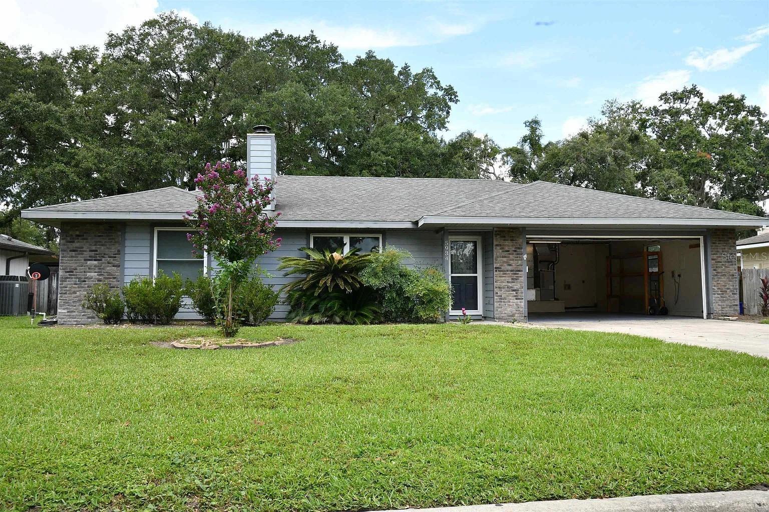 This home is available for rent at $2,100/month with the tenant responsible for all lawn and landscape maintenance. Prefer to have the lawn maintained and service included with Rent $2,300/month. A 3-bedroom, 2-bathroom home in the highly desirable Mile Run neighborhood. Featuring a split floor plan, vaulted ceilings, and a spacious living area, this home offers both comfort and functionality.
Wood-burning fireplace, large screened room, fenced backyard, and a paved patio with fire pit—perfect for entertainment. The kitchen has top-of-the-line cabinets, granite countertops, updated appliances and an island. Floors are luxury vinyl plank and composite throughout. Master bedroom has a spacious walk-in closet and private bathroom. The Guest bathroom comes with tub/ shower combo and one sink vanity. Additional features include a two-car garage, storage shed (not warranted for repairs) , washer & dryer connections and fruit trees. Community amenities include tennis, pickleball, basketball and racquetball courts, as well as a clubhouse, pool, playground, and scenic walking trails. Conveniently located just a mile from Hunters Crossing shopping center, Talbot Elementary, and only 15 minutes to UF, this home is a wonderful place to live and move in ready. Pets ok ( 2 max). **Please note- home will be removed from the sales market once rented.**
Available: NOW
**Residents are enrolled in the Resident Benefits Package (RBP) for $39.95/month which includes renters insurance, HVAC air filter delivery (for applicable properties), credit building to help boost your credit score with timely rent payments, $1M Identity Protection, move-in concierge service making utility connection and home service setup a breeze during your move-in, our best-in-class resident rewards program, and much more! More details upon application. **