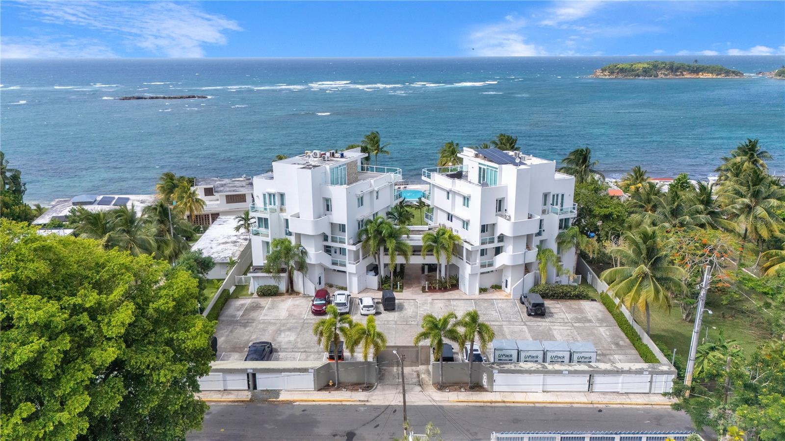 Discover a unique opportunity to live in one of the most desirable coastal communities in Vega Alta. This fully furnished, three-story residence in Balandras de Arrecife offers 3,046 sq. ft. of thoughtfully designed living space, featuring three bedrooms, three bathrooms, and an office/flex room in an open layout that’s both functional and inviting. Large windows fill the home with natural light and open to private balconies in every bedroom—each offering panoramic views of the surrounding landscape. The rooftop terrace is a highlight, perfect for enjoying the ocean breeze, morning coffee, or evening sunsets. Located just a short walk from the beach and surrounded by landscaped gardens, the property also benefits from access to a range of high-end community amenities. With Dorado’s top golf courses, restaurants, and shopping just minutes away, this home offers the ideal blend of comfort and convenience. Motivated sellers .Private showings available by appointment.