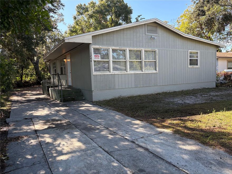 Walking distance to Ringling College of Art and Design. Just minutes to St. Armands circle, beaches, parks and Downtown Sarasota.
Spacious Four-bedroom, two-bathroom, single family home, dinette and dining room, bonus room off the dining room, Extra-Large Primary Bedroom and walk-in closed, 8x18 tile floors throughout the home and oak kitchen cabinets, central air conditioning and washer and dryer hookups. No pets, Sec8 ok, First, Last and Security, $100 application fee for all applicant 18+.