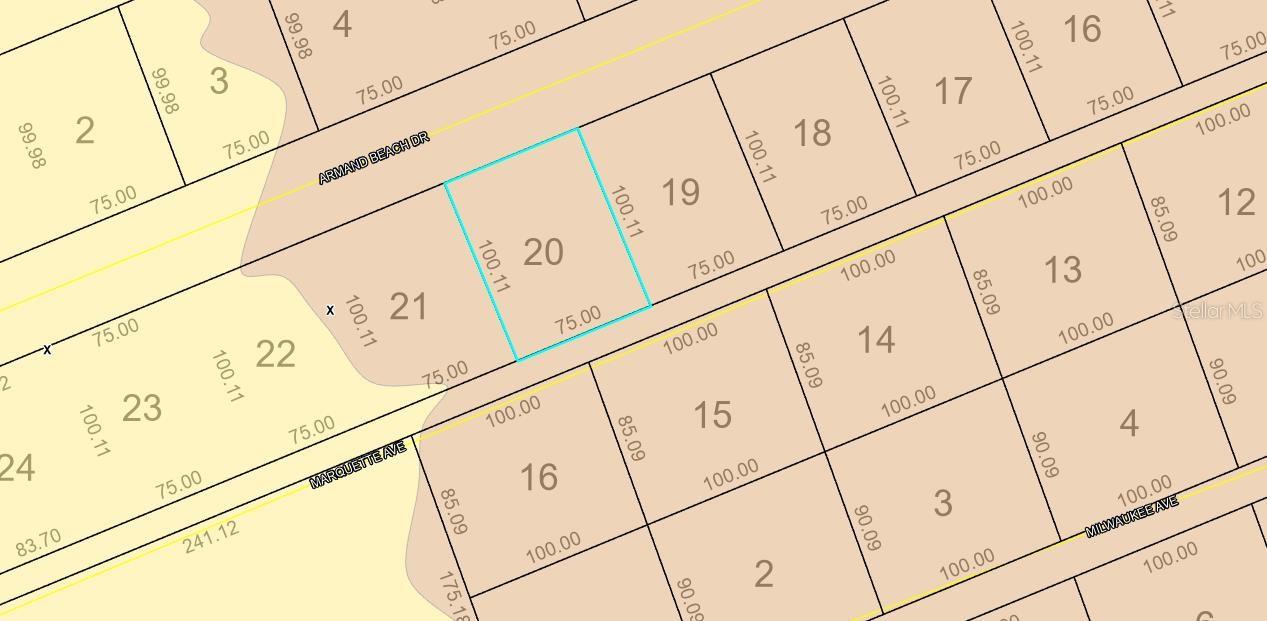 ARMAND BEACH EAST SUB - Land