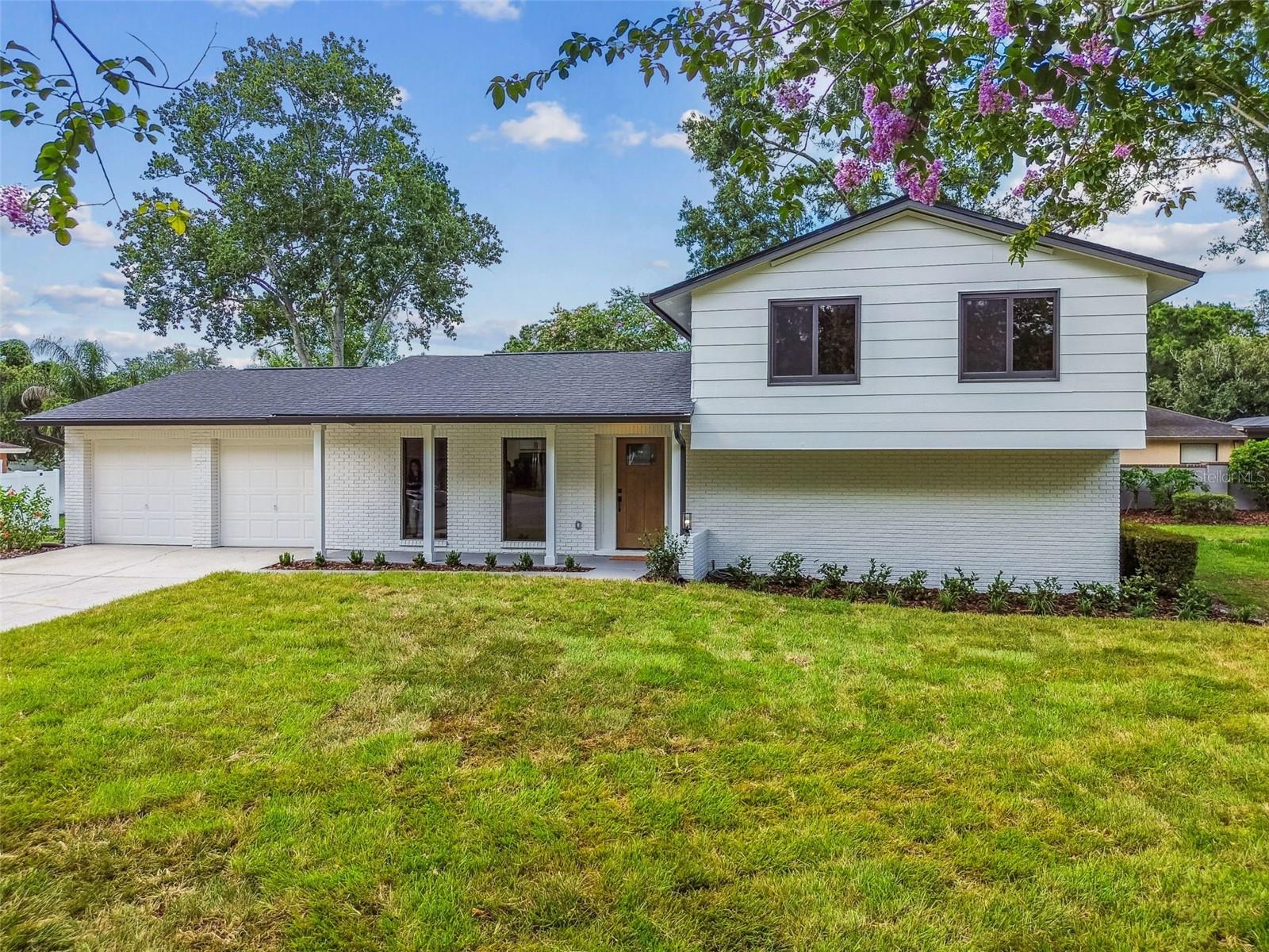 This beautifully renovated home in the peaceful Lake Magdalene area offers a TURNKEY living experience with every detail meticulously attended to. This property offers four spacious bedrooms and three full bathrooms, all designed with attention to detail. Not your average renovation, every aspect of this home has been carefully planned and executed. Situated on a quiet cul-de-sac road, this property boasts a fresh landscape with new sod and a sprinkler system, creating a welcoming curb appeal. The exterior has been completely painted, and new gutters have been installed. Inside, you'll find EXTENSIVE UPGRADES throughout, starting with a full interior repaint including ceilings, trim, closets, and even the garage. The entire home features brand NEW FLOORING with the second floor reinforced before installation. The kitchen has been fully remodeled with sleek granite countertops, including an 8 foot island, and all-NEW APPLIANCES, while the bathrooms have been transformed with new tubs, tiles, vanities, toilets, and framless glass shower doors.
The home is also equipped with a new 50-gallon NEW HOT WATER HEATER, upgraded plumbing, and a NEW ELECTRICAL PANEL The NEW AC ductwork and vent covers ensure optimal climate control, and the blown-in attic insulation helps keep the home cool. The ROOF is also BRAND NEW, and HURRICANE IMPACT WINDOWS provide added protection. With all new interior and exterior doors, and modern lighting throughout, this home is truly move-in ready.
Don't miss out on the opportunity to own this stunning, fully renovated gem!
