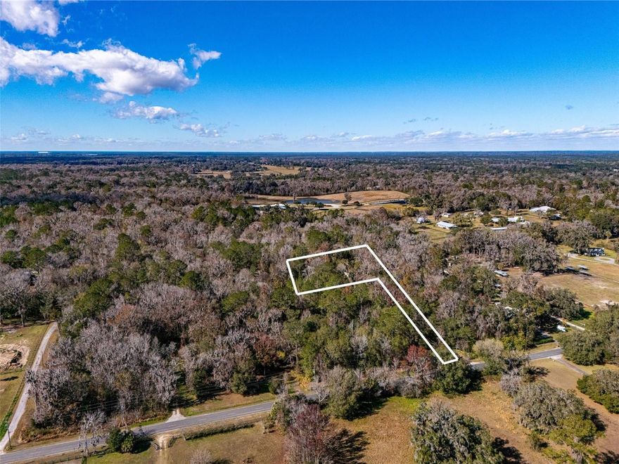 Discover the perfect setting to build your dream home on this 1.27-acre vacant lot located in the charming town of Belleview, nestled in Marion County. Zoned A-1, this versatile property allows for farming, agricultural use, and single-family residential living, offering endless possibilities in a peaceful, rural setting. Best of all, the property is located outside of a flood zone. Enjoy the small-town feel of Belleview while remaining just minutes from Ocala and close to major travel routes, including US-301, making commuting and daily errands convenient. The area is rich in outdoor recreation, with nearby parks, natural springs, and the Belleview Sports Complex offering a variety of athletic activities for all ages. Lake Lillian, a local favorite, hosts community events and seasonal celebrations, adding to the town’s welcoming atmosphere. Surrounded by local shops, dining options, and scenic landscapes, this property offers the ideal balance of tranquility and accessibility. Whether you’re looking to build a private residence, enjoy agricultural pursuits, or invest in land with flexible use, this spacious lot provides the opportunity to create the lifestyle you’ve been dreaming of.