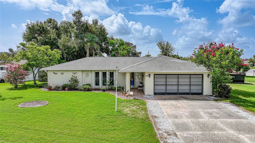 Tucked away on a spacious corner lot in beautiful Venice, Florida, this delightful 2-bedroom, 2-bath home, and 2-car garage blends comfort, charm, and functionality in one well-maintained package. Thoughtful updates provide lasting value, including a NEWER A/C system (2017), upgraded electrical panel (2018), and durable, easy-care Formica countertops throughout the kitchen. Offering 1,339 square feet of light-filled living space, this home is designed for both relaxed living and easy entertaining. IMPACT WINDOWS are installed throughout the entire home, offering added peace of mind and energy efficiency. The bonus room adds flexibility—perfect for a home office, reading nook, craft room, or guest overflow. The main living area flows comfortably into the dining space and kitchen, giving the home an open, airy feel. The primary suite is a peaceful retreat, complete with a tub and shower combo and a generous walk-in closet. The second bedroom is just as inviting, featuring its own private ensuite bath and another walk-in closet, making it ideal for visiting guests or multi-generational living arrangements. An indoor laundry room adds everyday convenience and keeps chores out of sight. Step outside to enjoy your fully fenced backyard, a private oasis with plenty of room for pets, play, or gardening. You’ll also love the 330 square foot lanai—perfect for relaxing, entertaining, or enjoying Florida’s beautiful weather year-round. Two sheds offer ample storage for tools, bikes, or beach gear, and the corner lot adds curb appeal and extra breathing room. A roomy 2-car garage completes the picture, giving you the space and storage every Florida home needs. Located in a quiet, established neighborhood with easy access to shopping, dining, golf courses, and the white-sand beaches Venice is famous for, this home is perfect as a full-time residence, seasonal getaway, or smart investment opportunity. Don’t miss your chance to enjoy the Florida lifestyle in a home that truly has it all—schedule your private showing today!
