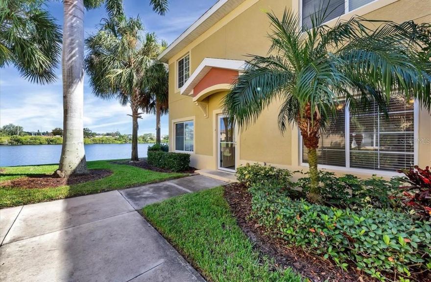 Gated Lakeside Village Townhome community is located in a great area that is close to everything you need. Minutes to restaurants, shopping, Golf courses, IMG Academy, famous Anna Maria Island or Bradenton Beach. This is a 3 bedroom townhouse with lakes view and beautiful sunsets. All bedrooms are upstairs, the master has a Queen with tons of built in cabinets for storage, one of the guest bedroom has a desk and a pull down murphy bed, 2nd guest bedroom has 2 twins. This is a corner end unit on the Lake and a short walk to the community heated pool and fishing pier. This unit is offered as a seasonal rental Jan - April at 3500 a month, or a annual rental at $2150.