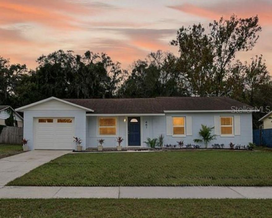 Beautifully renovated 3-bedroom, 2-bath single-family home located in a highly desired Seminole County school district. This home features a bright, open-concept living area perfect for everyday living and entertaining. The updated kitchen shines with new appliances and modern finishes, seamlessly flowing into the main living space.

Enjoy the convenience of an indoor laundry room just off the garage, offering extra storage and functionality. Step outside to a screened-in patio overlooking a large backyard with no rear neighbors, offering privacy and peaceful outdoor living. Situated on a quiet cul-de-sac street, this home provides both privacy and a welcoming neighborhood feel.

Move-in ready and thoughtfully updated, this home combines comfort, style, and an unbeatable location close to top-rated schools, shopping, dining, and major roadways. Luxe Media Florida has virtually staged home to help you envision its full potential.