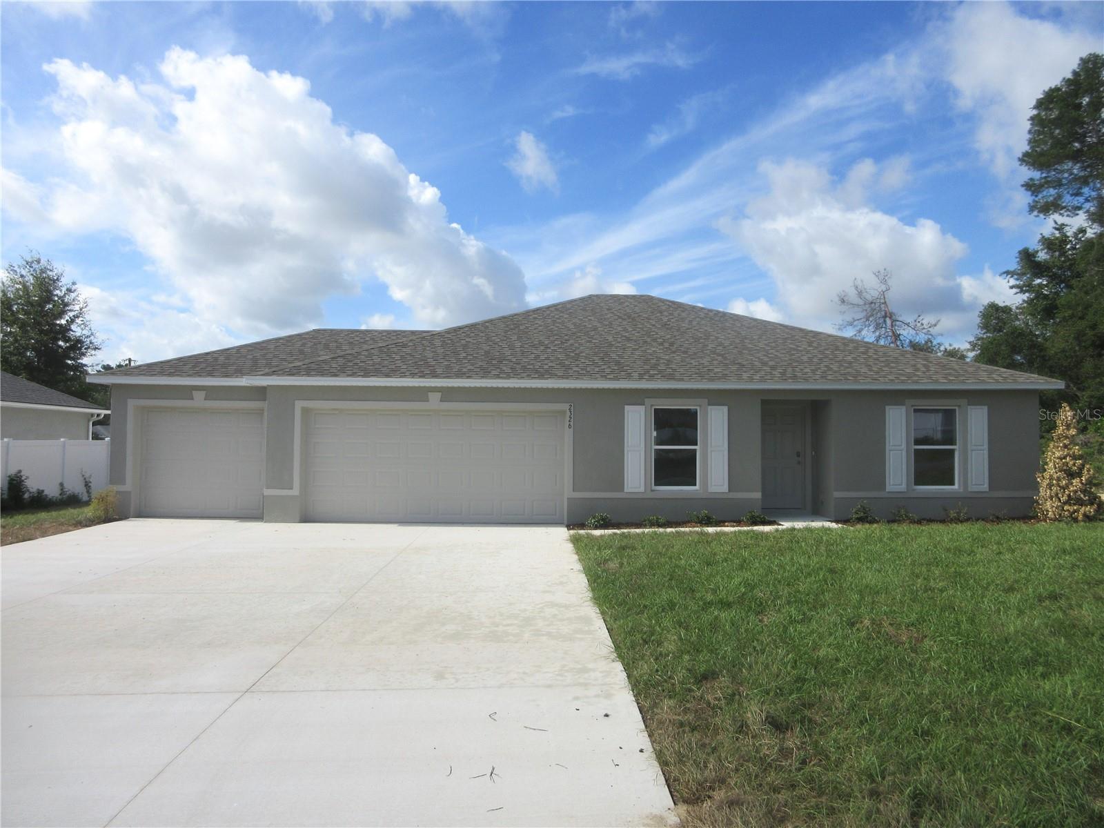 Brand New Home with All Appliances. 3 Car Garage for the Extra Storage/Toys. Inside Laundry Room with Washer and Dryer. Available Now.