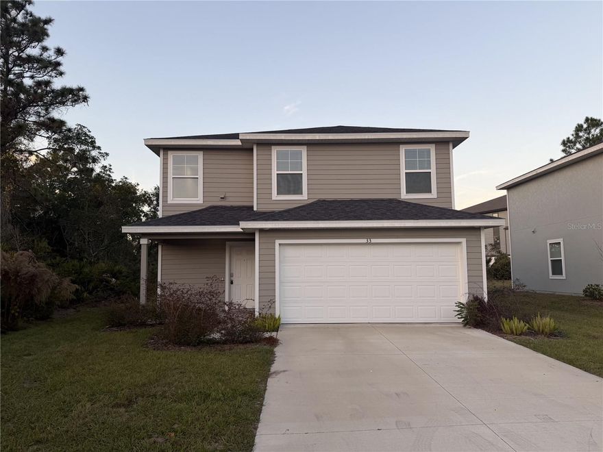 This stunning new-construction home offers modern style, comfort, and convenience in a prime location. Designed with exceptional attention to detail, it features three spacious bedrooms with generous closets, two beautifully finished bathrooms, and an open-concept kitchen complete with stainless steel appliances and a center island ideal for entertaining. The grand living room is filled with natural light thanks to large windows, while the private backyard with a patio provides a perfect space for outdoor dining and relaxation. Additional highlights include an attached two-car garage and ample driveway parking. Situated just minutes from top-rated schools, parks, shopping, and dining, this home delivers the best in contemporary living and is now available for rent.