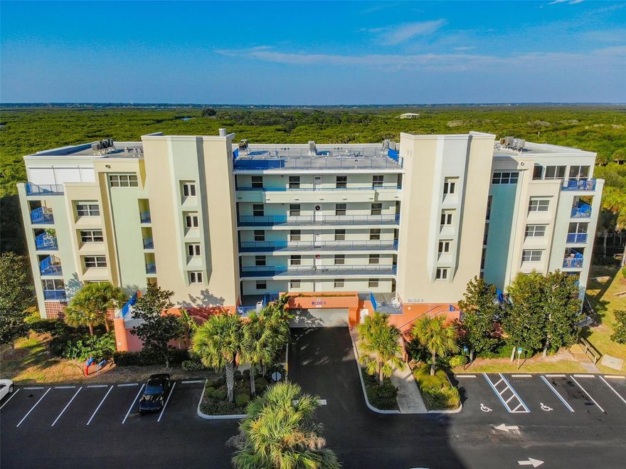 NEW AC AUGUST 2020, WATCH THE SPACE LAUNCHES RIGHT FROM YOUR FRONT PORCH OR THE BEAUTIFUL SUNSETS OVER THE WETLANDS FROM YOUR NEWLY SCREENED IN MASTER BED PORCH, THIS FULLY FURNISHED IMMACULATE 3 BED 2 BATH CORNER UNIT IS MOVE IN READY. GREAT LIGHT!! KITCHEN HAS SMOOTH TOP STOVE JACUZZI TUB IN MASTER BATH,OUTSIDE STORAGE AREA, SECURE UNDERGROUND PARKING THIS COMMUNITY BOASTS AN ACTIVE ENTERTAINMENT COMMITTEE, 2 HEATED POOLS, 2 GYMS, SAUNA, MOVIE THEATRE, TENNIS, SHUFFLEBOARD, NATURE WALK ACCESS TO THE NO DRIVE BEACH ACROSS THE ROAD, GATED COMMUNITY ;LocationDescription: Condo ;Water: City