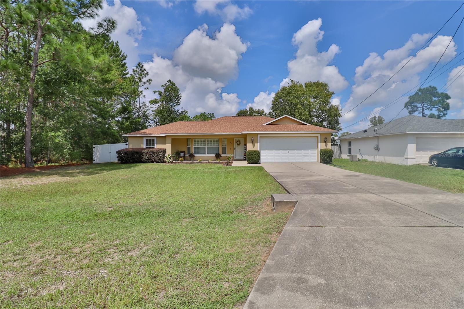 Welcome to 64 Redwood Road—an impeccably maintained and stylishly updated home located in a quiet, established neighborhood in the heart of Ocala. This move-in ready property offers the perfect blend of comfort, functionality, and modern upgrades, making it ideal for first-time buyers, downsizers, or investors.
Step inside to discover an open and airy floor plan filled with natural light. The spacious living area flows seamlessly into a beautifully renovated kitchen featuring updated countertops, stainless steel appliances, and ample cabinet space. The bedrooms are generously sized with great closet storage, and the bathrooms have been tastefully updated with contemporary finishes.
Enjoy Florida living at its best in the large, fully fenced backyard—perfect for entertaining, pets, or simply relaxing in your private outdoor space. With a newer roof and major systems already taken care of, all that’s left to do is move in and make it your own.
Located just minutes from shopping, dining, medical facilities, and Ocala’s renowned horse country, this home also offers quick access to I-75 for easy commuting.
Don’t miss your chance to own this beautifully updated home in a prime location. Schedule your private showing today.