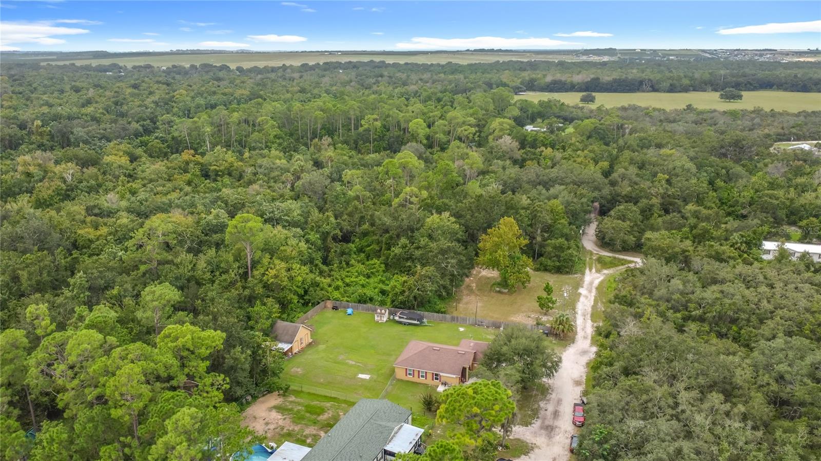 Country Living at Its Best! Welcome to 2416 Turkey Oak Road, where charm meets opportunity. This home sits on 1.19 acres and includes an adjoining 1.53-acre improved parcel with well, septic, and power — giving you a total of 2.7 acres to spread out and enjoy. With plenty of room for everyone, this property is perfect for multigenerational living or anyone looking for space, peace, and fresh country air. The garage has been converted into extra living space with A/C but can easily be turned back into a garage if desired. Plus, a generator hookup is already installed, so you’ll never have to worry about losing power during hurricanes. Offered at just $440,000, this is a true country dream full of charm. This sale shall include the primary parcel at 2416 Turkey Oak Road consisting of approximately 1.19 acres with the home, plus the adjoining parcel at 2506 Huggins Road of approximately 1.53 acres, for a combined total of 2.72 acres. The adjoining parcel is improved with an existing well, septic system, and electric service. Both parcels are to be conveyed together as part of this transaction.