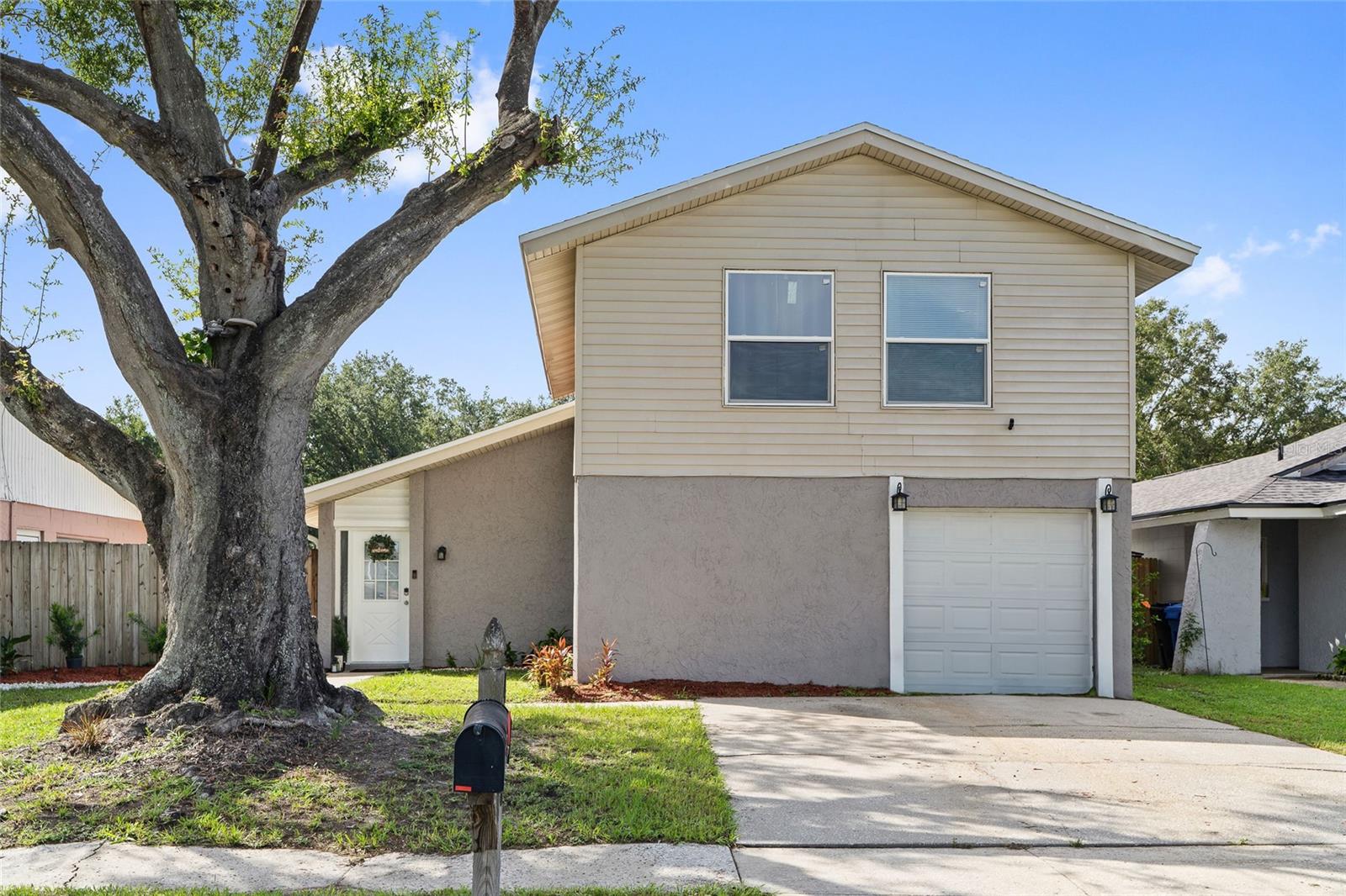 Welcome to your dream home in the heart of Carrollwood!
This recently updated two-story residence features 4 spacious bedrooms, 2.5 bathrooms, and is nestled in the highly desirable and centrally located Plantation community. From the moment you step inside, you’ll be greeted by abundant natural light and open living spaces that create a warm, inviting atmosphere.
The large sliding glass doors seamlessly connect the living and dining areas to a covered porch, perfect for entertaining or enjoying a quiet evening outdoors. The modern kitchen is a chef’s delight, showcasing granite countertops, solid wood cabinets with soft-close drawers, brand-new stainless steel appliances, and a 6-foot kitchen extension that provides additional counter space—ideal for family gatherings or culinary creations.
Upstairs, you’ll find the primary suite, which includes a spacious double walk-in closet, along with two additional bedrooms. The fourth bedroom is located downstairs—perfect for guests, in-laws, a home office, or a cozy den—conveniently situated near the remodeled half bath.
RECENT upgrades include:
New A/C ductwork,
New flooring throughout,
Popcorn ceiling removal
New energy-efficient windows,
Fresh interior and exterior paint,
Remodeled half bath,
Updated staircase,
and New vinyl fencing in the backyard.
The fully fenced backyard offers complete privacy with no rear neighbors, providing a peaceful retreat to relax or entertain.
This vibrant LOW HOA / NO CDD community boasts:
55 acres of serene lakes,
64 acres of recreational space,
Tennis courts, soccer fields, swimming pools, and playgrounds.
You’ll enjoy easy access to major roads including the Veteran’s Expressway and Dale Mabry Highway. Just minutes to shopping centers, grocery stores, Tampa International Airport, Raymond James Stadium, and George M. Steinbrenner Field (home of the Tampa Yankees).
Who says you can’t have it all? This home offers location, affordability, community, and upgrades—everything you’ve been looking for.
Schedule your private showing today and make this beautiful home yours!