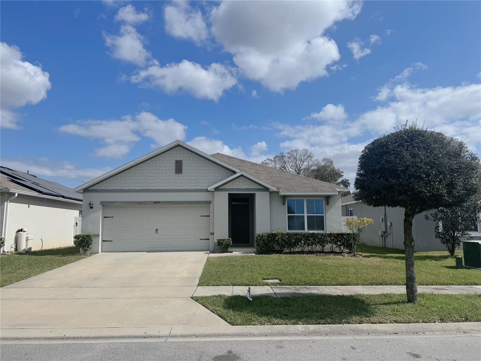 This well-maintained 3-bedroom, 2-bath home features tile flooring throughout the main living areas and plush carpeting in all bedrooms for added comfort. The modern kitchen boasts granite countertops, perfect for everyday living and entertaining. Enjoy serene water views from the front and added privacy with no rear neighbors, and in a peaceful cul-de-sac setting. Conveniently located near schools, Medical City, shopping, and dining, this home offers the perfect blend of comfort and convenience.