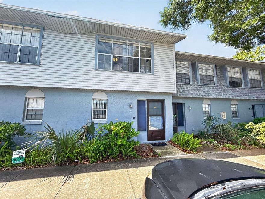 Discover comfortable and low-maintenance living in this well-located Daytona Beach condo. This two-story unit offers a functional layout that works well for a variety of buyers, whether you're purchasing your first home, downsizing, or looking for a convenient place near local colleges. The main living area features durable tile flooring, while the bedrooms provide a cozy feel with carpeting. The kitchen includes plenty of wood cabinetry and comes equipped with modern appliances, including a built-in microwave. Step outside to a private patio—perfect for relaxing with your morning coffee or unwinding in the evening. Ideally situated near major highways, shopping, restaurants, and just a short drive to the beach, this community also offers residents access to a refreshing swimming pool. A great opportunity to own in a sought-after area—schedule your showing today! A/C  2012, Water Heater 2011