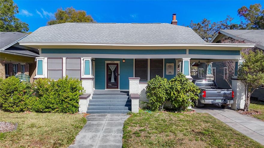 Historically preserved by the City of Tampa, 2105 W Southview Avenue is a rare Hyde Park statement property where timeless bungalow architecture meets elevated, resort-style living. The main residence features three bedrooms and two baths just under 2,000 square feet, filled with natural light, classic architectural details, and a layout designed for both refined entertaining and comfortable daily living. A separate 574 square foot one-bedroom, one-bath guest residence offers outstanding versatility for guests, a private office, or income potential. Outdoors, a private pool creates a true South Tampa retreat, ideal for cooling off, entertaining, and enjoying the Florida lifestyle year-round. Set within one of Tampa’s most walkable and desirable neighborhoods, the home is just steps from Bayshore Boulevard, Hyde Park Village, and a celebrated dining scene that includes the renowned Bern’s Steak House, along with an array of popular restaurants and cafés along Swann Avenue and SoHo. This exceptional offering blends historic significance and an unmatched Hyde Park lifestyle. Schedule your tour today!