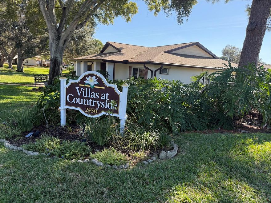Beautiful 1-Bedroom Condo in The Villas at Countryside – Prime Clearwater Location!

Welcome home to this charming 1-bedroom, 1-bath condo located in the desirable Villas at Countryside community in Clearwater, Florida. This move-in-ready home offers comfort, convenience, and a fantastic location just minutes from world-famous beaches, shopping, dining, and entertainment.

Step inside to find a bright, open living space with plenty of natural light and neutral finishes throughout. The kitchen comes fully equipped with a range, refrigerator, microwave.  Plus a convenient in-unit washer and dryer.

Enjoy the Florida lifestyle year-round in your spacious 7x15 glass-enclosed rear patio, perfect for morning coffee, and relaxing.  (Note: this additional living area is not included in the recorded square footage—giving you even more space to spread out and enjoy!)

The Villas at Countryside offers residents peaceful, well-maintained surroundings with amenities that may include a community pool, clubhouse, and beautifully landscaped grounds.

This condo is ideal as a primary residence, vacation retreat, or investment property—close to Countryside Mall, Dunedin, Safety Harbor, and just a short drive to Clearwater Beach.

Don’t miss your opportunity to own an affordable slice of paradise in one of Clearwater’s most convenient and sought-after communities!